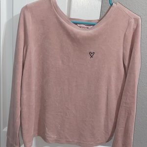 Victoria’s Secret Velvet Open Back Long Sleeve